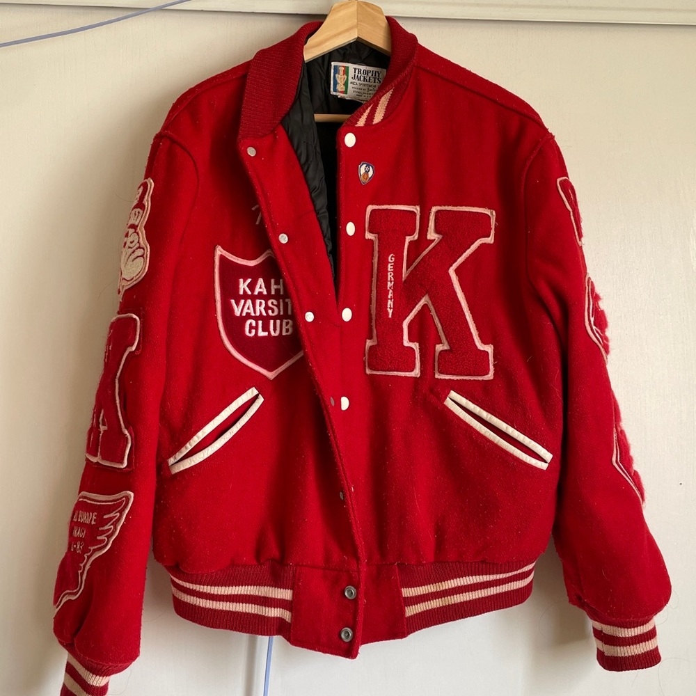 Men’s Vintage Germany Kaiserslautern High School 1984 Varsity Jacket sz M
